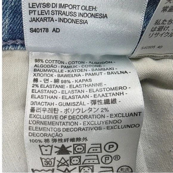 Levis 518 Bootcut Jeans Womens 11 Medium Wash Blue Denim Mid Rise Stretch - Picture 6 of 16